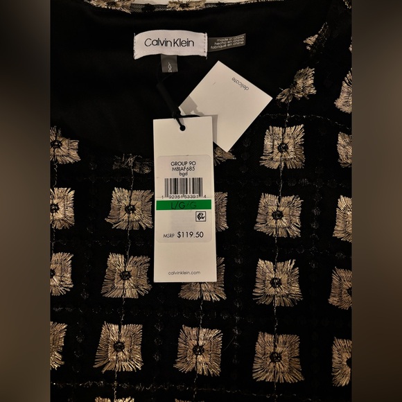 NWT Calvin Klein Blouse size L - Picture 4 of 5